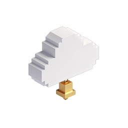 Mechanical Keyboard Switch 3D Icon | Isometric Tech Design