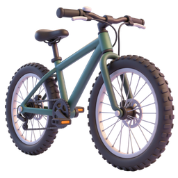 Icona illustrativa di bicicletta per bambini per uno stile di vita attivo
