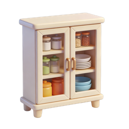 Charming Kitchen Cabinet Icon for Cooking Projects