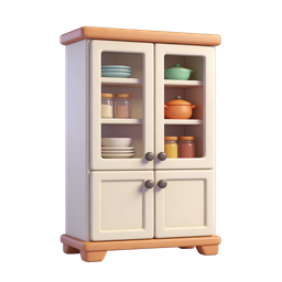 Stylish Kitchen Cabinet Icon for Culinary Designs