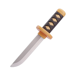 Stylish Kitchen Knife Icon for Culinary Projects