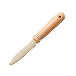 Stylish Kitchen Knife Icon for Food Preparation