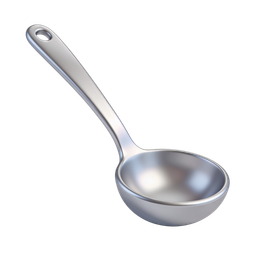 Sleek Kitchen Ladle Icon for Culinary Designs