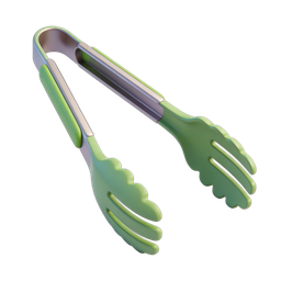 Stylish Green Kitchen Tongs Icon for Cooking Needs