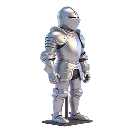 Knight Armor Icon - 3D Medieval Plate Suit