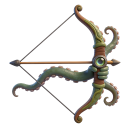 Kraken Bow and Arrow Fantasy Creature Icon