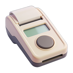Label Maker Icon - 3D Portable Label Printer Design