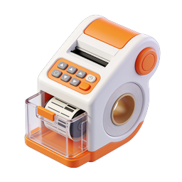Label Maker Machine 3D Icon | Office Equipment