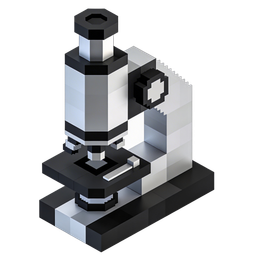 Stylish Microscope Icon for Scientific Use