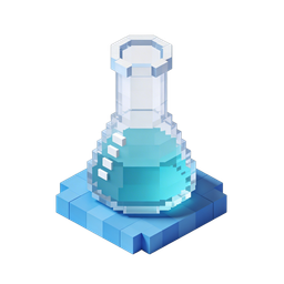 Stylish Laboratory Flask Icon for Science Projects