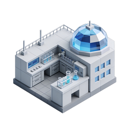 Modern Laboratory Icon for Science and Research
