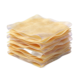 Fresh Lasagna Pasta Sheets Stack Icon