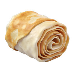 ไอคอนขนมปังแผ่นซ้อนกัน | อาหาร 3D สมจริง