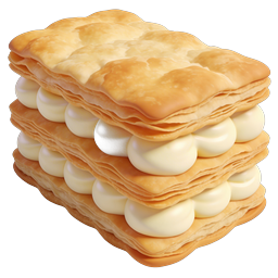 แพนเค้กเลเยอร์แสนอร่อยสอดไส้ครีม
