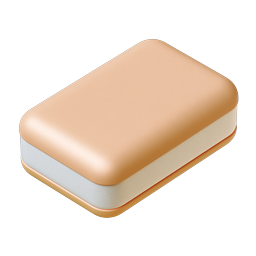Leather Notebook Icon - Premium 3D Rendered Design