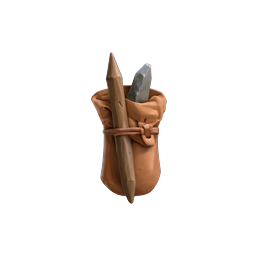 Leather Pouch with Tools - 3D Icon for Games & Apps