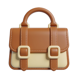 Classic Leather Satchel Bag Icon - Vintage Style
