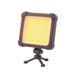 Icône de panneau d'éclairage vidéo LED - Photographie et Streaming