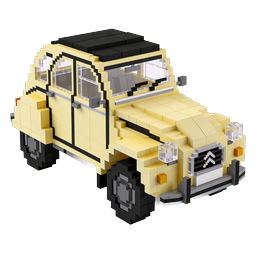 LEGO Off-Road Truck Icon - Voxel Isometric Vehicle