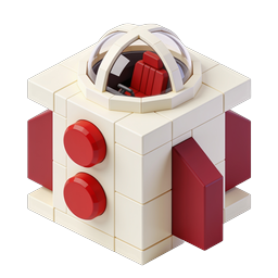 LEGO Spaceship 3D Icon for Space & Toy Designs