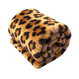 Leopard Print Blanket Icon | Realistic Fur Pattern Design