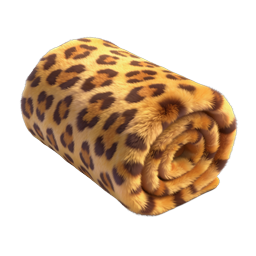 Realistic 3D Leopard Print Cylinder Icon
