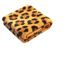 Leopard Print Fabric Icon - Faux Fur Texture Design
