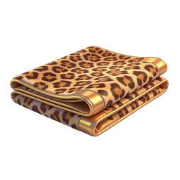 Luxury Leopard Print Wallet with Gold Trim Icon