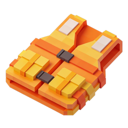 Stylish Life Vest Icon for Safety and Water Activities