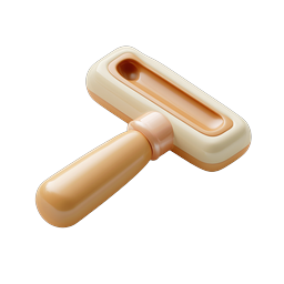 Lint Roller 3D Icon for Cleaning & Laundry Apps