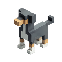3D Dog Icon for Creative Projects