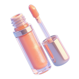 3D リップグロスチューブ 美容アイコン