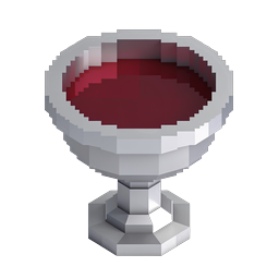 Low-Poly Chalice Goblet 3D Icon | Fantasy Wine Cup