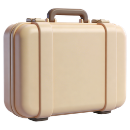 Stylish Briefcase Icon for Business Applications