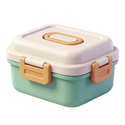 Stylish Food Storage Container Icon for Kitchen Use