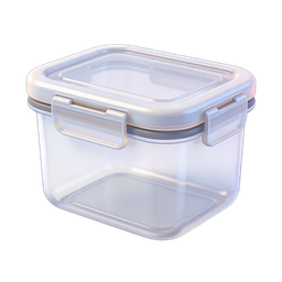 Clear Storage Container Icon for Efficient Organization