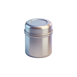 Stylish Metal Container Icon for Storage Solutions