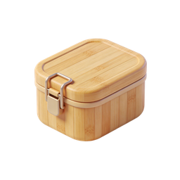Elegant Bamboo Storage Box Icon for Eco-Friendly Design