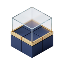Luxury Display Box Icon | Premium Packaging 3D Design