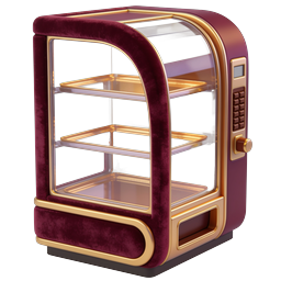 Luxury Display Cabinet Icon - Premium Velvet Showcase