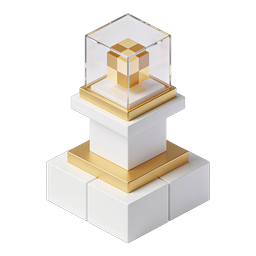 Luxury Display Pedestal Icon - Premium Showcase 3D