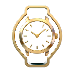 Luxury Gold Watch Icon - Premium Timepiece Design