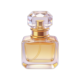 Luxury Perfume Bottle Crystal Cap Icon