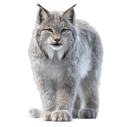 Realistic Lynx Cat Icon - Wild Feline Wildlife