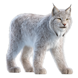 Realistic Lynx Wild Cat Icon - Nature Wildlife Vector