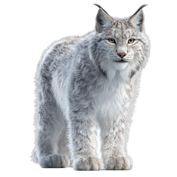Realistic Lynx Wildcat Icon - Majestic Forest Predator
