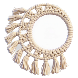 Macramé Wreath Icon - Interwoven Rope Rings