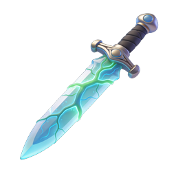 Icône épée de cristal magique - arme fantasy
