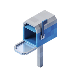 Creative Mailbox Icon for Communication and Messaging