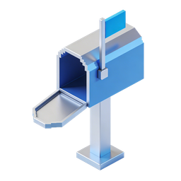 Modern Mailbox Icon for Communication Services